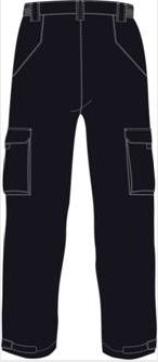 衛生應急服裝（長褲背面）